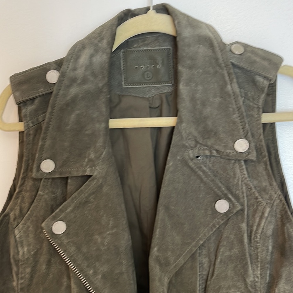 Blanknyc suede green vest - Picture 2 of 4